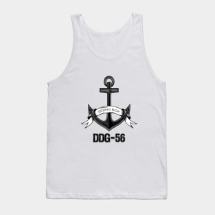 Uss John Mccain DDG 56 Gold Tank Top